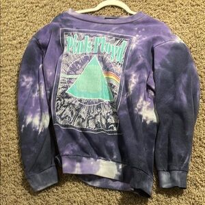 Pink Floyd Purple Tie-Dye Sweatshirt
